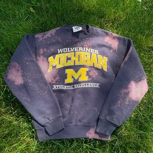 Vintage Michigan Acid washed crewneck